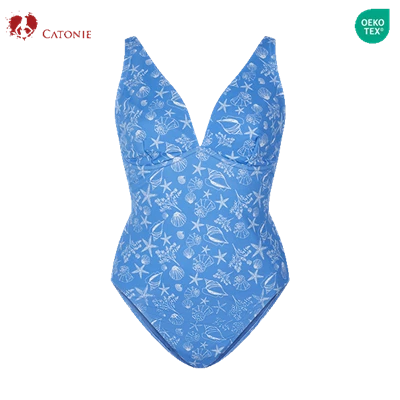 Siwt Ymdrochi Un Darn Sky Blue